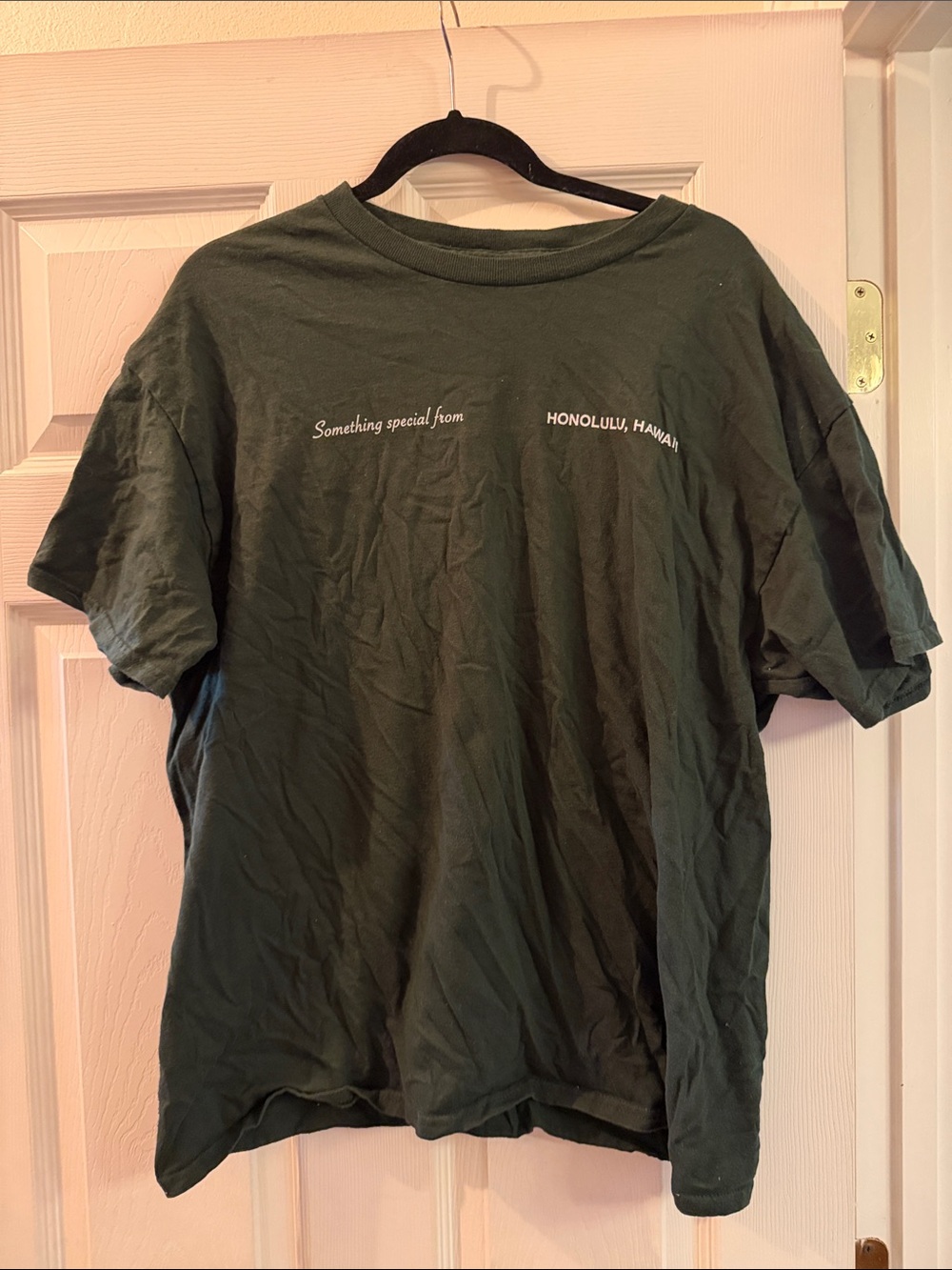 Honolulu Graphic T-Shirt in Dark Green
